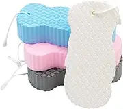 3D Soft Exfoliating Bath Sponge,4Pcs 3D Super Soft Exfoliating Bath Sponge,3D Ultra Soft Bath Body Shower Sponge,3D Spa Scrub Exfoliating Bath Sponge,3D Soft Bath Body Shower Sponge Peeler Body Sponge