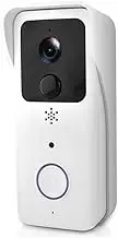 5G 2.4G WiFi Video Doorbell 1080P Smart Outdoor Wireless Intercom Waterproof Wireless Camera with AC/DC Power Ringing Bell(Black Option 1)