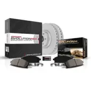 Power Stop CRK7411 Z17 Coated Rear Disc Brake Kit For 2018-2020 Buick Enclave