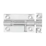 5 X Pinnacle 75mm Zinc Plated Barrel Bolt
