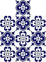 Tile Stickers Peel and Stick | French Style Tile Stickers,Waterproof Backsplash Tile Stickers, Traditional Tiles Stickers, Bathroom & Kitchen Tile Decals for Home