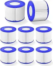 8 pack Pool Filter for Bestway Lay Z Spa Type VI 90352E 58323 Hot Tub Filters VI Replacements Cartridge