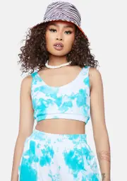 Aqua Gotta Get My Way Tie Dye Tank