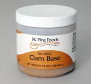 RC Clam Base 16 oz No Added MSG Makes 5 Gallons of Clam Broth Clams 1st Ing.