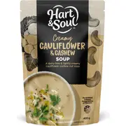 Hart & Soul All Natural Cauliflower Cashew Soup 400g
