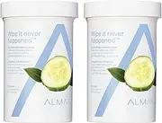 Almay Eye Makeup Remover Pads, Longwear & Waterproof, Hypoallergenic-Fragrance Free, Dermatologist & Ophthalmologist Tested, 120 Pads (Pack of 2)