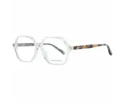 Transparent Square Plastic Frame Demo Glasses - Transparent