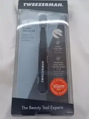 Tweezerman stainless steel Slant Tweezer black eyebrow tweezers