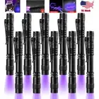 10x UV Ultra Violet LED Flashlight Blacklight Light 395 NM Inspection Lamp Torch