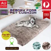 PaWz Dog Mat Pet Cat Calming Bed Memory Foam Orthopedic Removable Cover Washable
