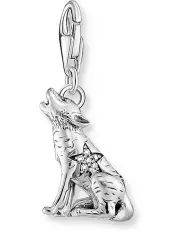 [Thomas Sabo] Club Wolf CZ Charm in Silver