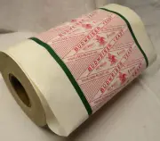 PROHIBITION ERA roll 15" BUDWEISER YEAST Wax Paper Wrap 5# Anheuser Busch 500'