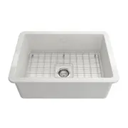 Turner Hastings Cuisine Fireclay Single Bowl Sink - White Gloss