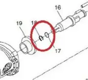 INGERSOLL RAND 2115-K425 Socket Retainer Kit use with Ingersoll Rand power tools