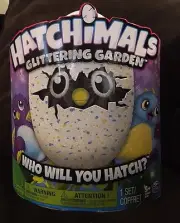 New Hatchimals blue Glittering Garden Shimmering Draggles EGG HUNT
