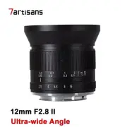 7artisans 12mm F2.8 II Wide Angle Large Aperture APSC Lens for Micro M4/3 Camera