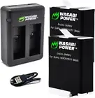 HERO11 Wasabi Power Enduro Battery x 2 & Dual Charger for GoPro HERO 12 11 10 9
