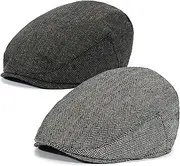 [DuBom] Men's Flat Ivy Gatsby Newsboy Hat Winter Spring Autumn Driving Cabbie Hunting Cap