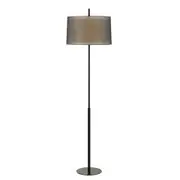 Telbix Lighting Vale Floor Lamp - Black / Frost