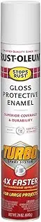Rust-Oleum 334133 Stops Rust Protective Enamel Spray Paint, Gloss White, 24 Oz