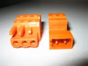 Furuno PSU-013 *SET OF 2 WAGO Connectors for Radar Cable* DRS25A UHD Orange