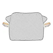 Car Windscreen Cover Winter Windshield Snow Cover Car Frost Windscreen Cover With Side Mirror Covers Thick Magnetic 145 * 116cm