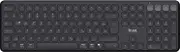 Trust Vaiya Wireless Bluetooth Keyboard + 2.4 GHz QWERTZ Layout, Standard Size Wireless Keyboard with Number Keypad, Integrated Battery, 55% Recycled Plastic, Windows iOS iPadOS macOS Android, Black