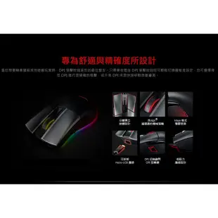 華碩 ASUS ROG Gladius II 可換微動 AURA燈光 電競滑鼠 CORE