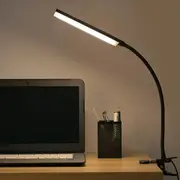 LED Adjustable Clip On Desk Lamp USB Flexible Reading Study Table Light
