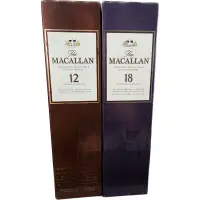 在飛比找蝦皮購物優惠-Macallan 麥卡倫 18年 空盒子 紙盒收藏