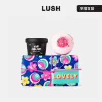 在飛比找momo購物網優惠-【LUSH 嵐舒】可人兒禮盒 泡澡球/沐浴露(花香 / 去角