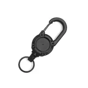 Steel Rope+ABS Retractable Keyring Tool Holder Backpack Buckle Accessories