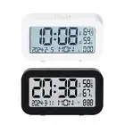 Touches Control Digital Clock with Temperature Display LED Display Bedside Clock