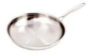 Stainless Steel 11 Fry Pan Premium Clad Induction Fry Pan Dishwasher Safe and...