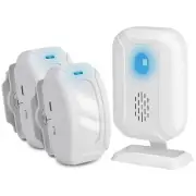 Wireless Motion Sensor Alarm Home Security Doorbell Indoor Alarms Alert System