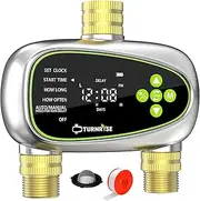 2-Zone Sprinkler Timer, Programmable Water Timer for Garden Hose (HW024G-Z1)