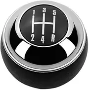 Cakievro 5/6 Speed Car Gear Knob Gear Lever Hand Ball for Mi-ni R50 One D R52 R53 Coo-per S 3 Doors 2001 2002 2003 2004 2005-2008 (Black 5 Speeds)