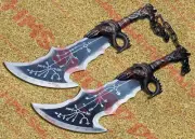 D2 Steel Functional Blades of Chaos Knives of Kratos Knives | God of War Knives