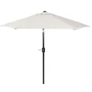 Punchau 6 Ft Outdoor Patio Umbrella Easy Open/Close Crank and Push Button Til...