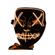 Led Mask for Halloween EL Light KTV Dance Party Scary Mask