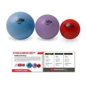 PowerNet Plyometric Training Balls Baseball Softball Arm Strength | Sand-Filled