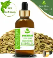 Pure Herbs Fennel Seed 100% Pure & Natural Foeniculum vulgare Essential Oil
