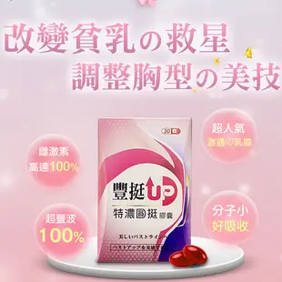 (熱銷補貨到) Realwoman 豐挺UP特濃圓挺膠囊 30顆/盒 官方授權 貨源保證