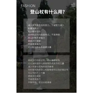 登山杖 避震登山杖 折疊登山杖 折疊登山杖 伸縮登山杖 直柄 T柄 手杖 拐杖 登山露營健走杖 鋁閤金戶外登山杖手杖