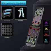 Multi-Function Push Up Board 3-Piece Set Handles, Non Slip Mat, Grip Trainer