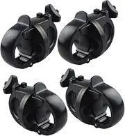 GALPADA 4Pcs Rotatable Bike Flashlight Holder Sturdy Torch Stand Clip for Cycling High Grade Mount for Safe and Convenient Lighting for Night Riding and Outdoor Adventures