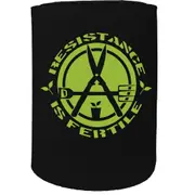 Alcohol Stubby Holder - Resistance Is Fertile Gardening - Funny Novelty Birthday Gift Joke Beer