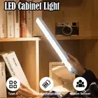 10/20/30/50cm LED Motion Sensor Under Cabinet Light USB for Closet Night Lamp
