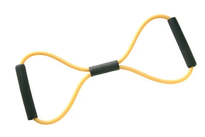Figure 8 yoga Resistance Band Tubing Workout Exercise LIGHT Bowtie 9547A Pilates