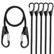 5-Piece Premium Bungee Cords with Hooks 24” Bungee Cords Bungee Cords Assortment